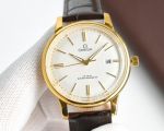 Omega Seamaster 9015 Mvoement 28800/H 40mm Italian Calfskin Waterproof 100m Watch